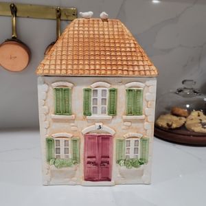 Ellen Blonder Ceramic Kitchen Canister  Tea Sugar/Cookie jar